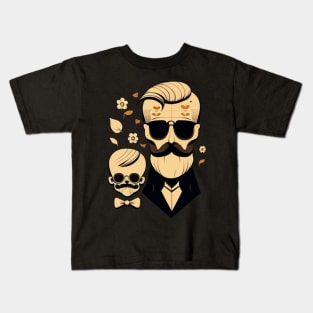 Father's Day skull Kids T-Shirt